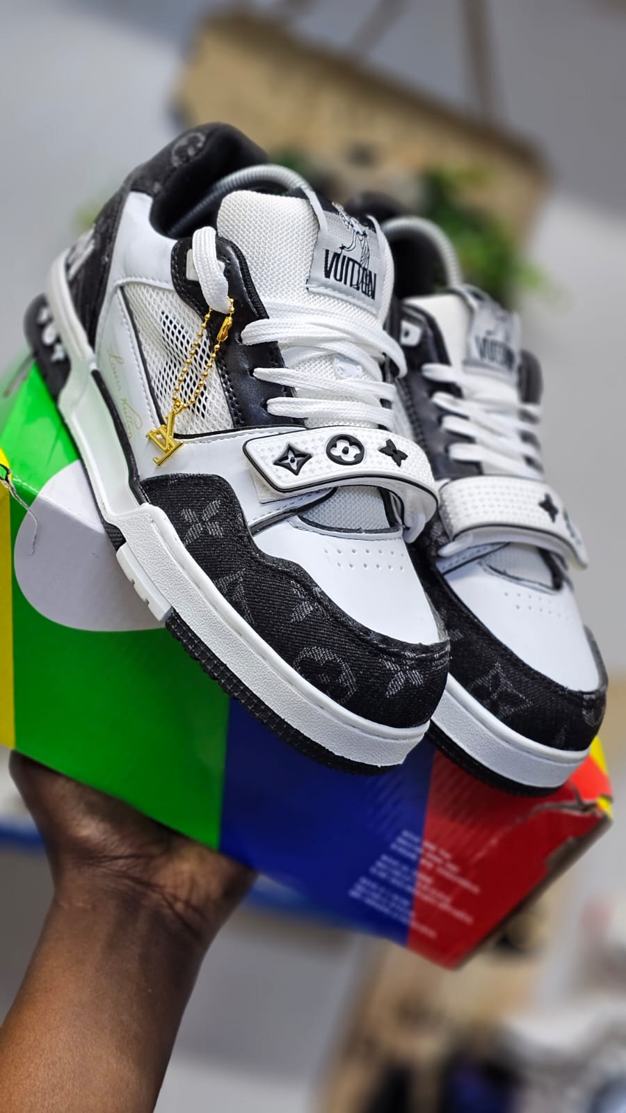 Black friday 2024 Lv Trainer Monogram Men's Shoes Sneakers