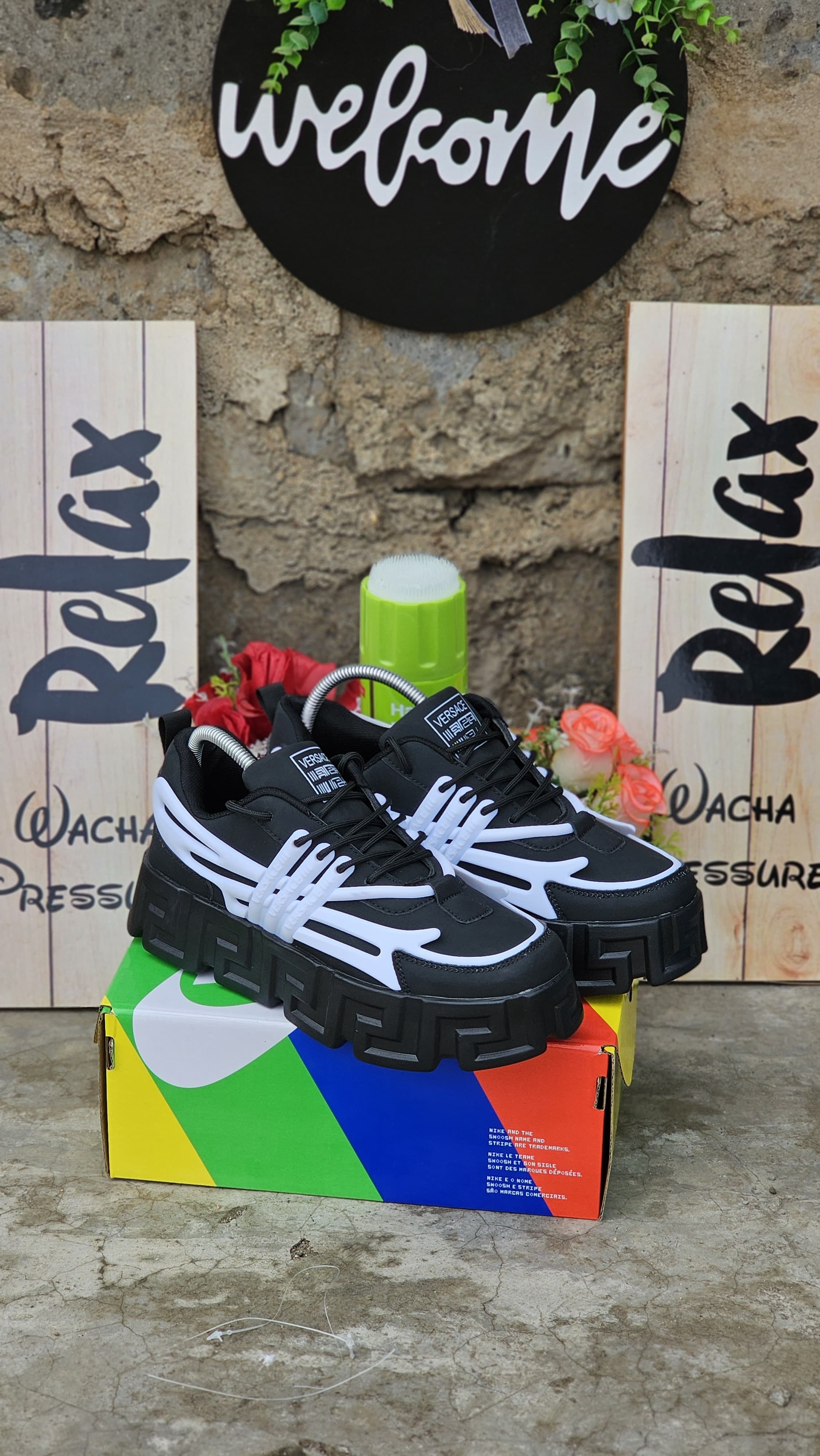 NEW arrivals 40-45 Ver sace Chunky Men's Shoes Sneakers