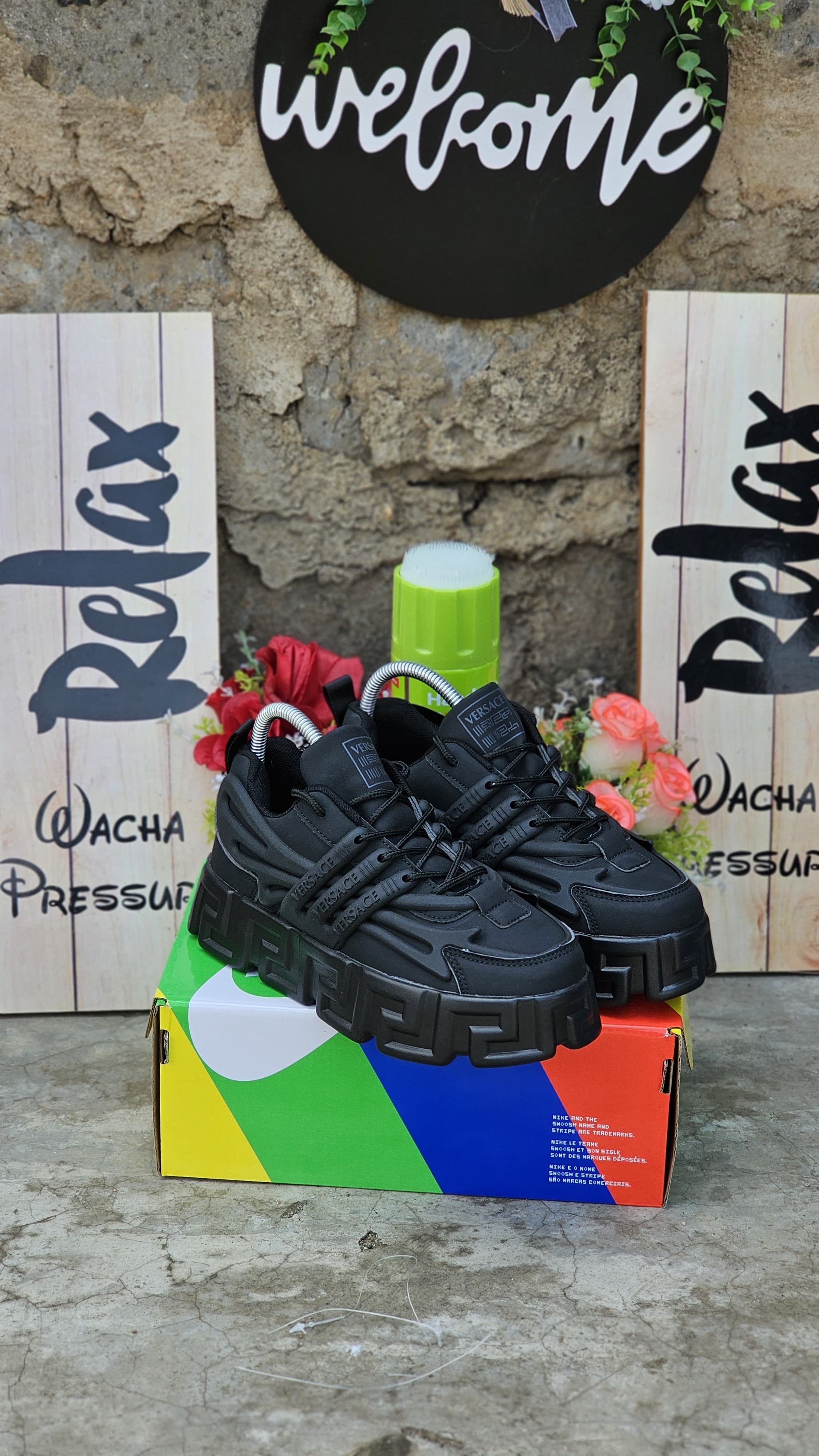 NEW arrivals 40-45 Ver sace Chunky Men's Shoes Sneakers