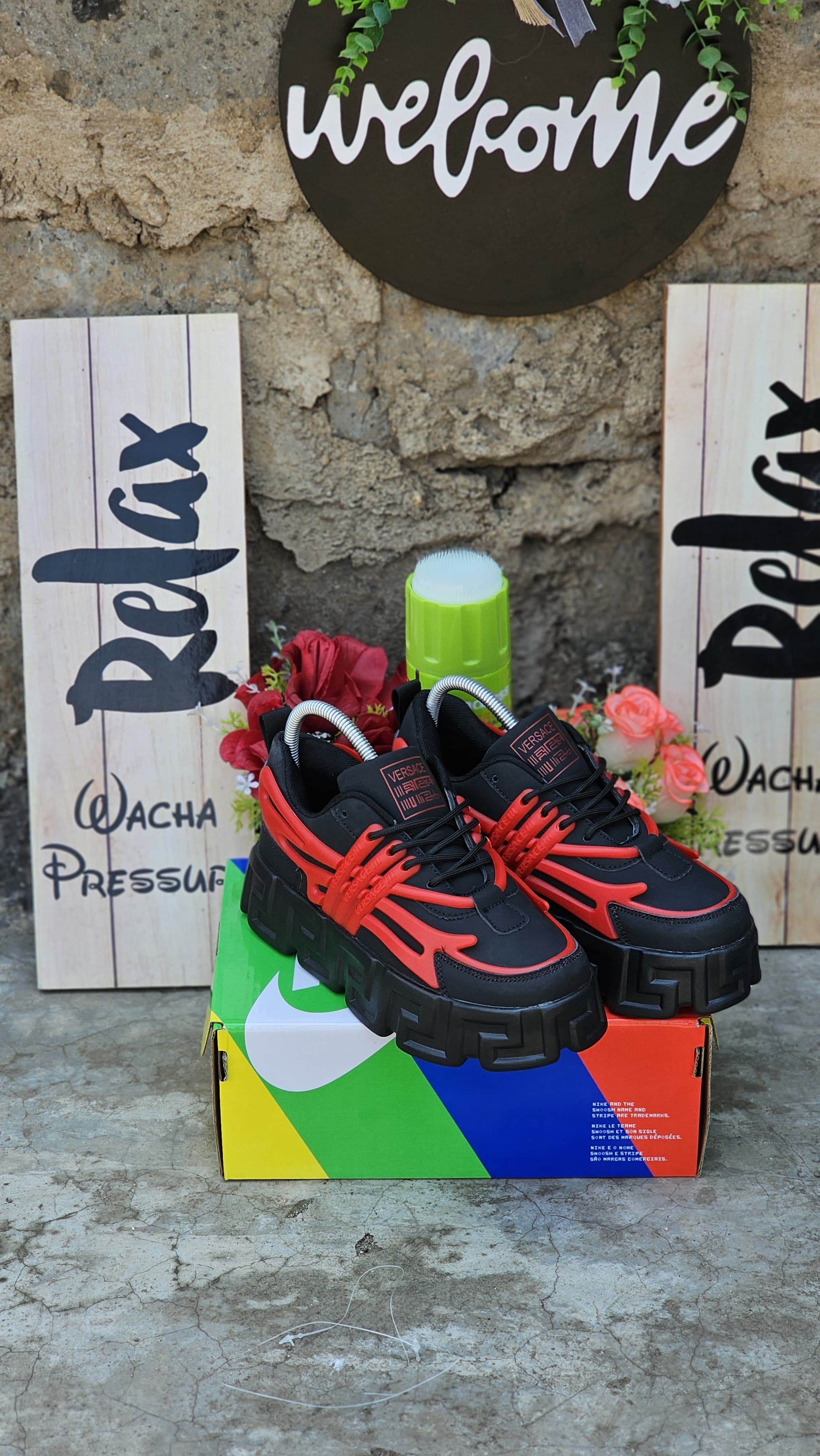NEW arrivals 40-45 Ver sace Chunky Men's Shoes Sneakers