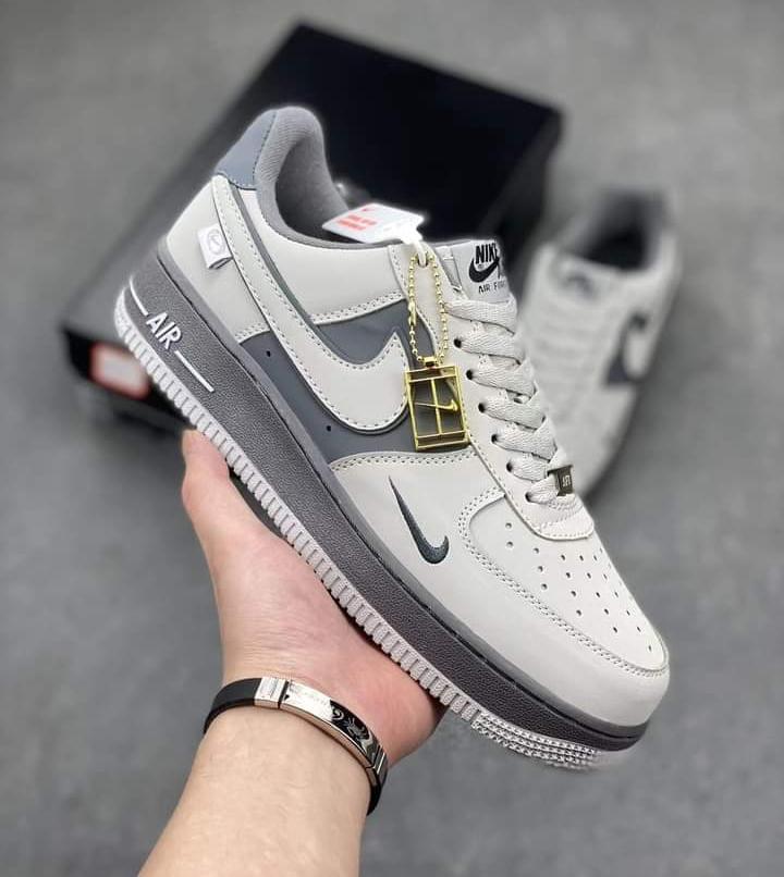 New Arrival  Air force 1 Crock grey Size 37-45 UNISEX Men's Shoes Sneakers