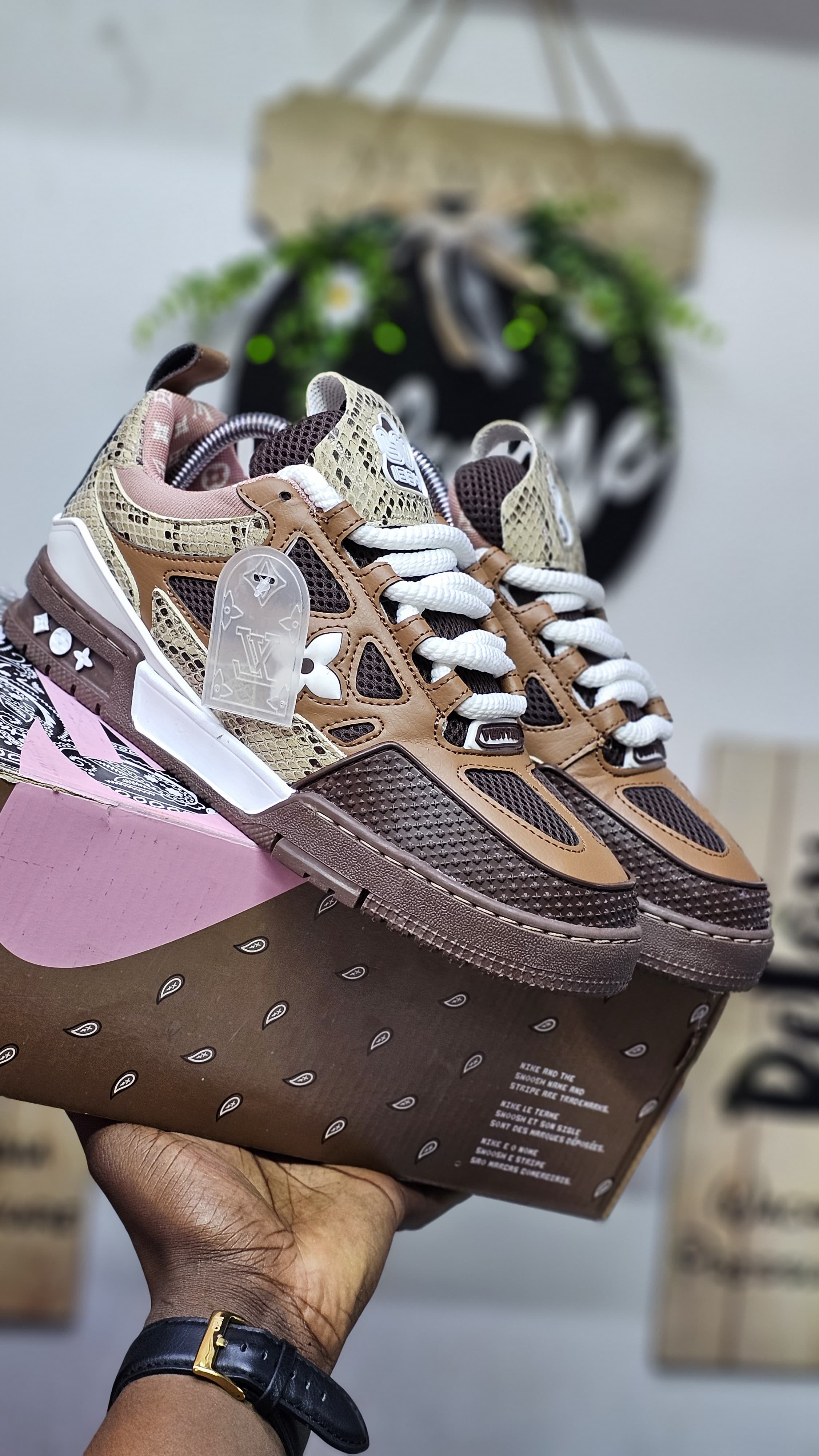 Original Lv Trainer animal print 38-45 Sneakers