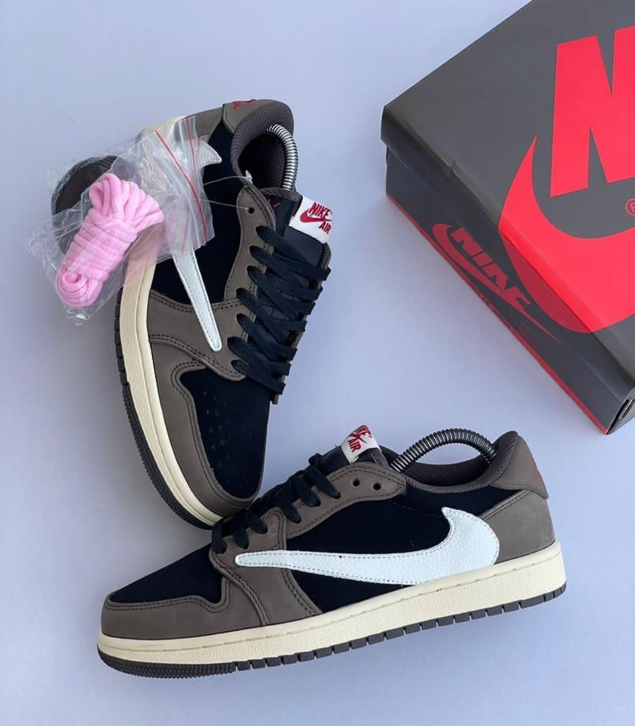 Travis Scott Quality leather Size 38-45 Men's Shoes Sneakers