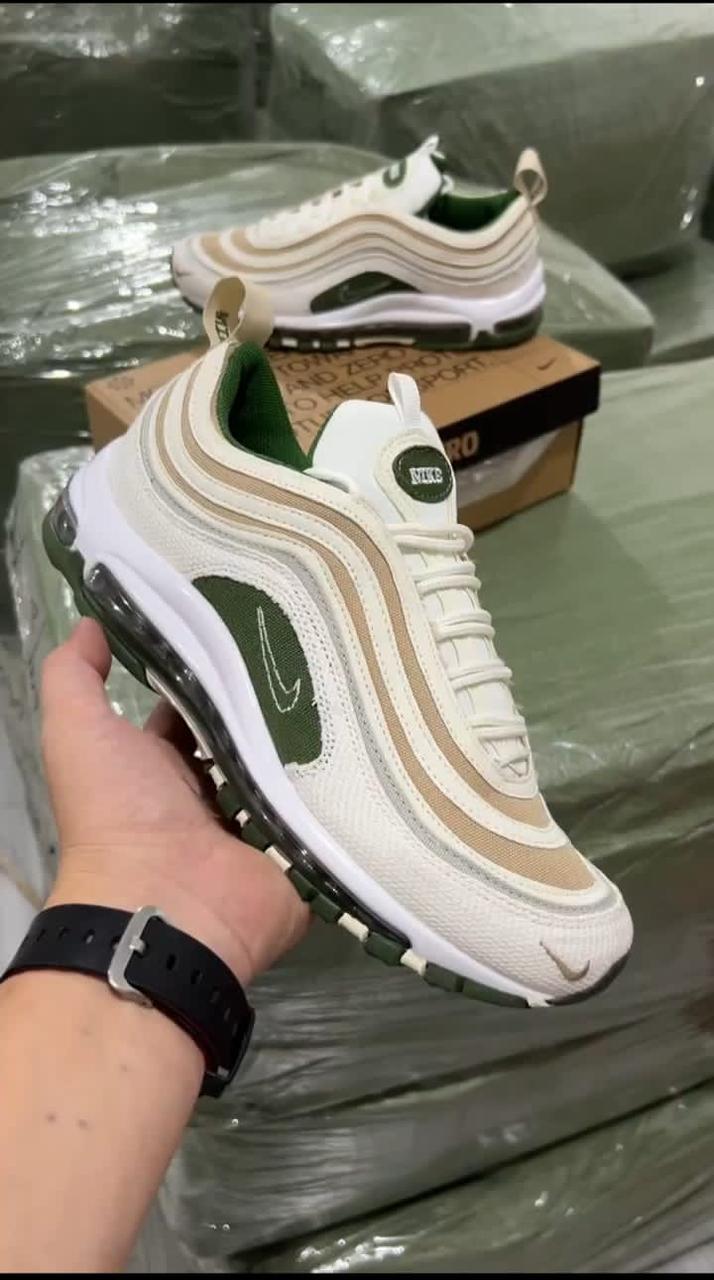 QUALITY New Air Max 97 SE Sail Treeline Sneakers