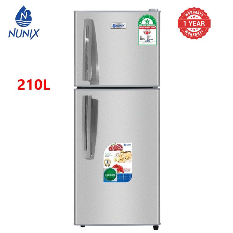 Nunix 210L BCD-210 fridge double door Direct Cool fridge Refrigerator fridges and freezers