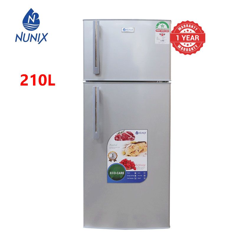 Nunix 210L BCD-210 fridge double door Direct Cool fridge Refrigerator fridges and freezers