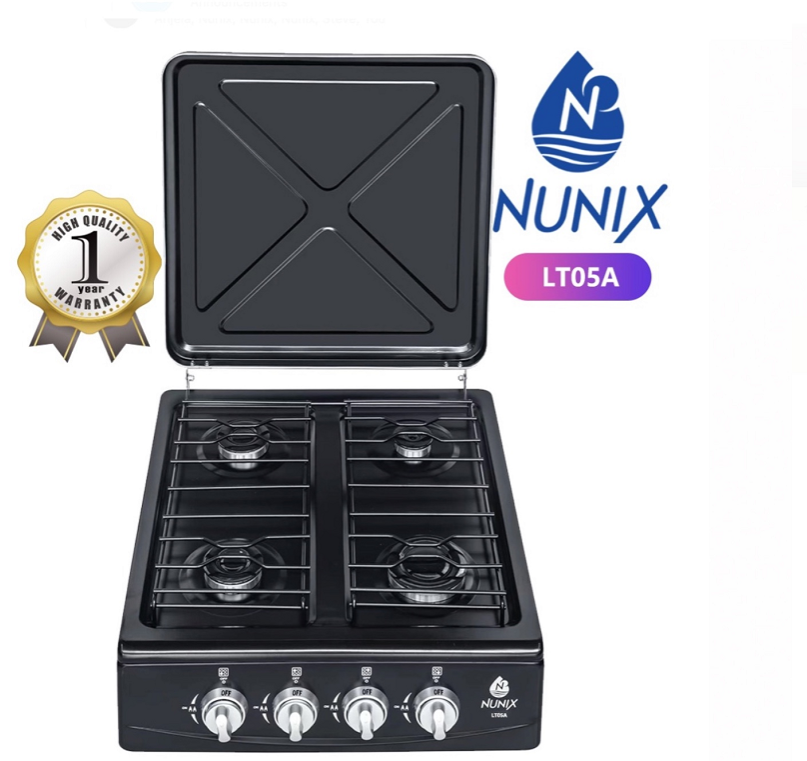 Nunix LT05  4 Burner Table Top Gas Cooker Stove Table Top Cooker Burner Stove Gas stove  gas cooker 【hot】gas cooker/stove gas cooker cooking gas cooker burner gas cooker stainless