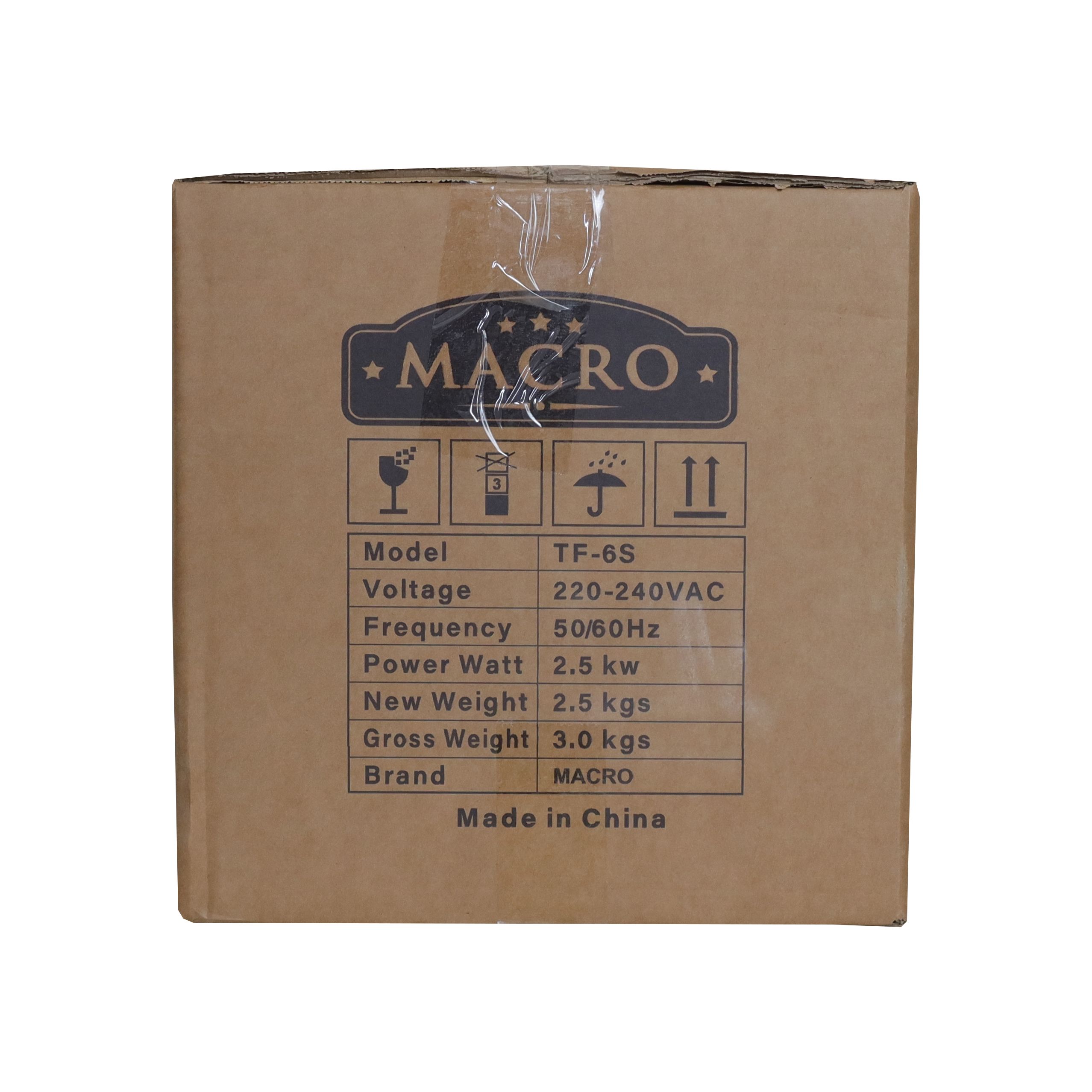 Macro 6L Single Commercial Electric Deep Fryer Stainless Steel  Cookware