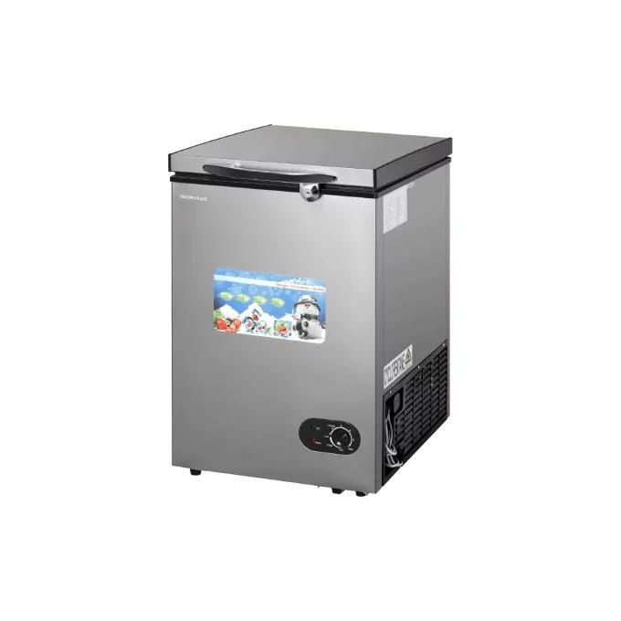 Vision Plus VPCF150F 150L Chest Freezer Super Freeze Feature Silver Lockable Glass Sliding Doors Lamp Cool Pack  and  Bucket Included  CASTORS, 2 YEARS WARRANTY AND 3YEARS COMPRESSOR WARRANTY