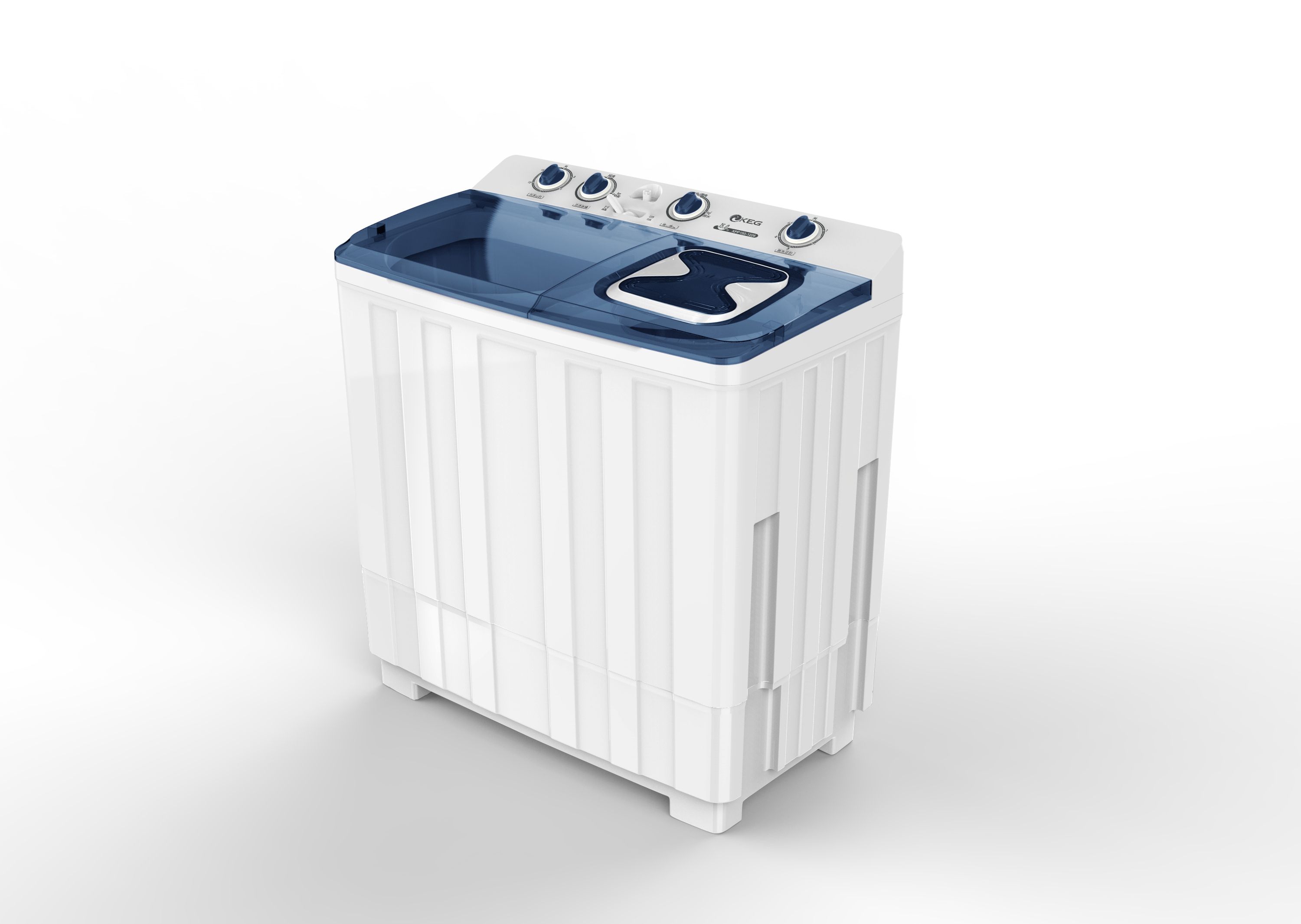 Vision Plus Washing Machine 10 KGS Twin Tub VPWM10TT Turbo DRY Feature, Sleek Design Under Side Rodent Protection, 2YEARS WARRANTY