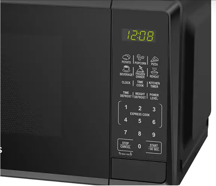VISION PLUS 2OL SOLO MICROWAVE OVEN VPMW20SD-B, DIGITAL CLOCK, TIMER, DEFROST, END COOKING SIGNAL, CHILD SAFETY LOCK