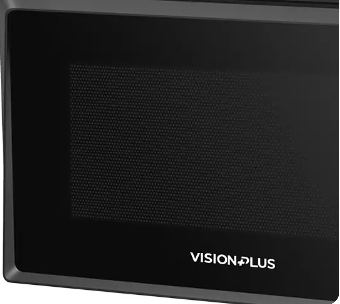 VISION PLUS 2OL SOLO MICROWAVE OVEN VPMW20SD-B, DIGITAL CLOCK, TIMER, DEFROST, END COOKING SIGNAL, CHILD SAFETY LOCK