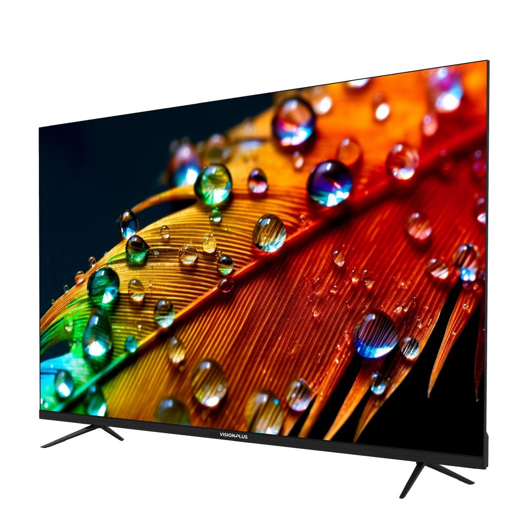 Vision Plus 55 inch QLED VP8855QV Smart TV Frameless 55" 4K, QLED FRAMELESS V+ OS,2YRS WARRANTY NETFLIX OFFICIAL SMART CONTENT TV, DOLBY AUDIO,, VP8855QV 2YRS WARRANTY,
