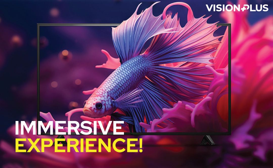 Vision Plus 43" Frameless Whale TV 43"VP8843SW  Frameless Televisions Screen size: 43" Operating system: Whale OS
Resolution: FHD Resolution 1080p Warranty: 2 Years Refresh Rate: 60Hz Connectivity: BT