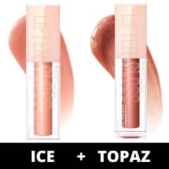 Maybelline New York Maybelline Lifter Gloss Lip Gloss Twin Pack - Topaz + Ice