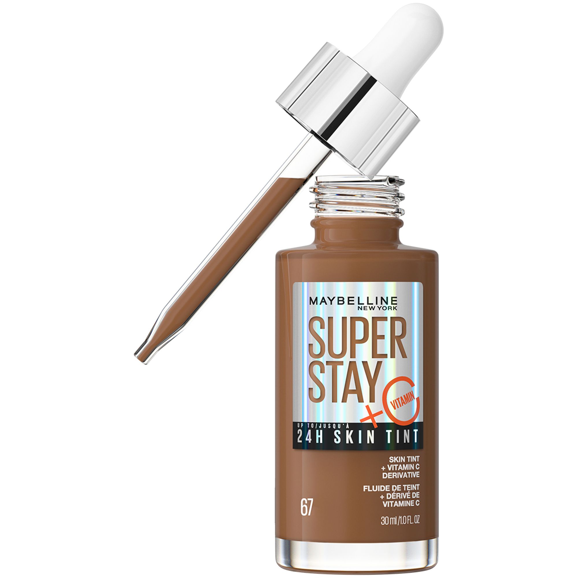 【Discounted】Maybelline Super Stay up to 24H Skin Tint Foundation + Vitamin C -67