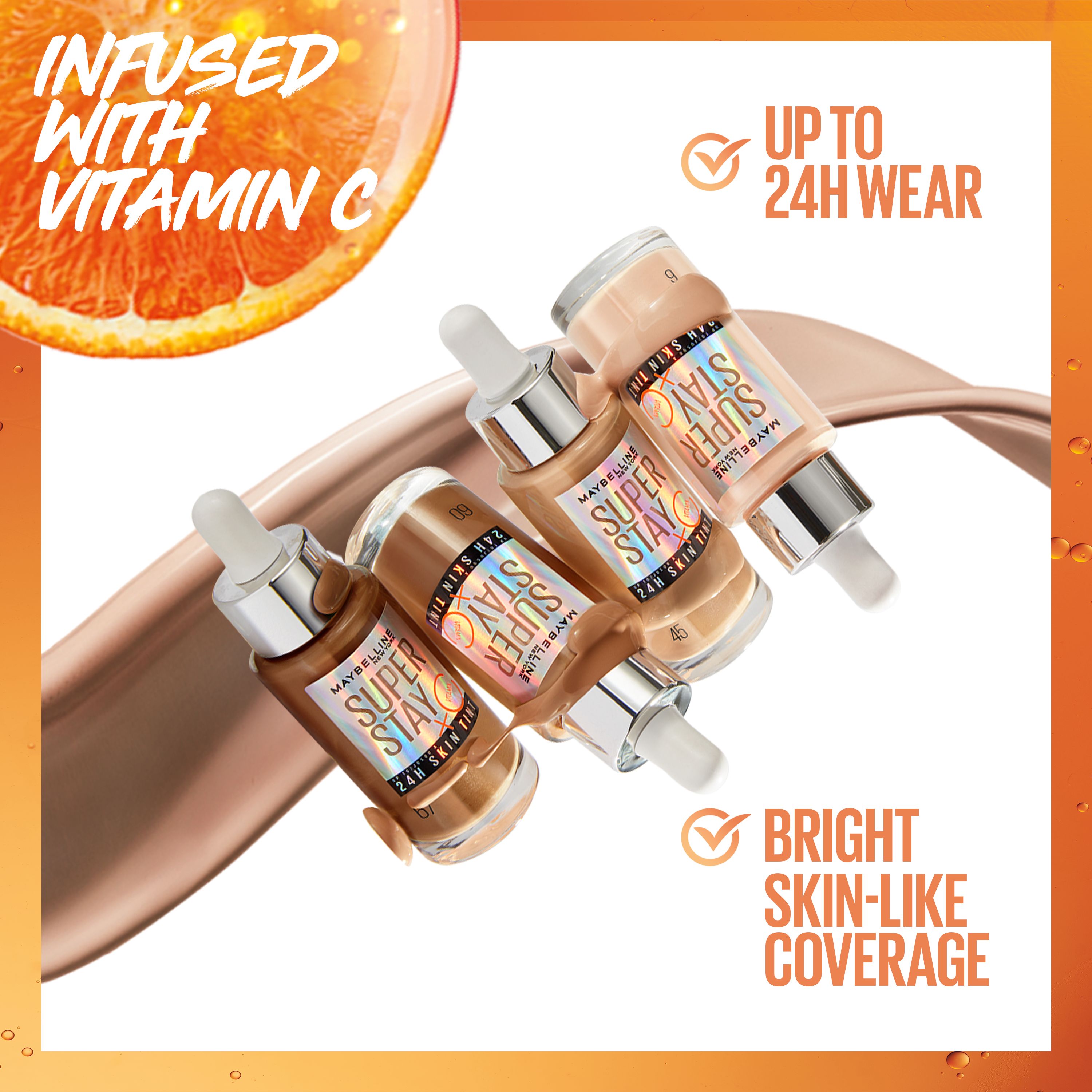 【Discunted】Maybelline New York Superstay Skin Tint Shade 77 With Vitamin C