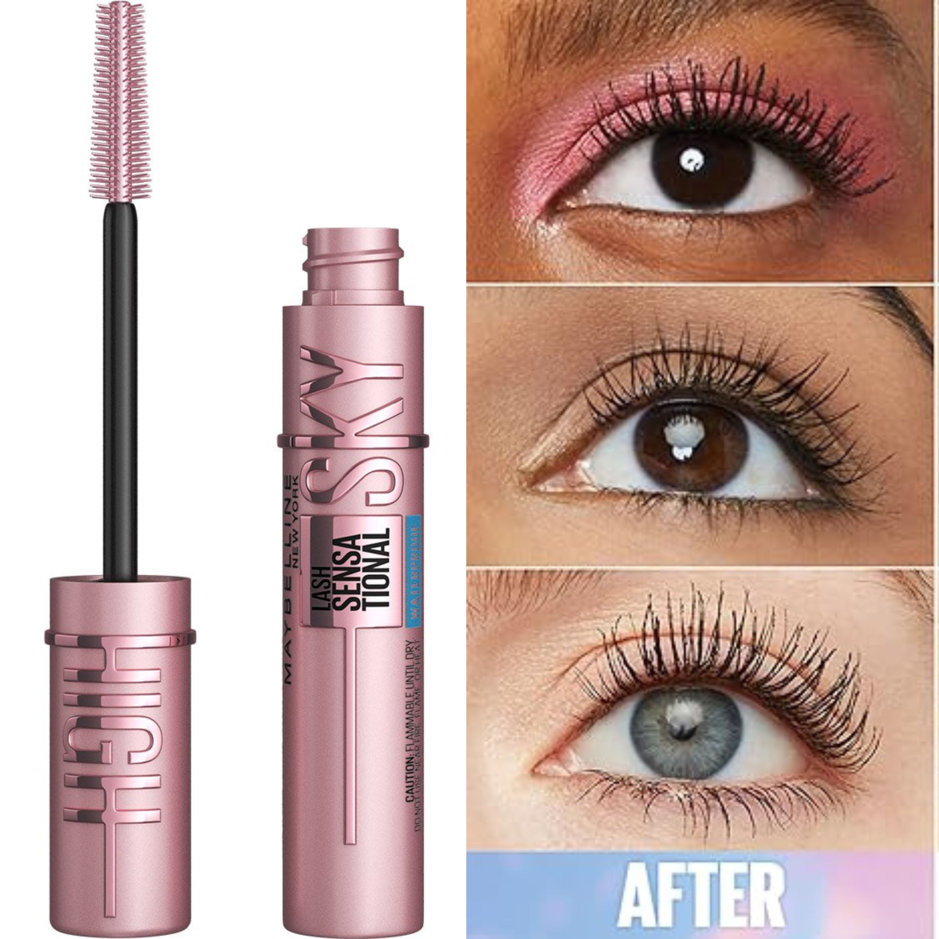 【Discounted 】Maybelline Sky High Lash Sensational Mascara - Black Black