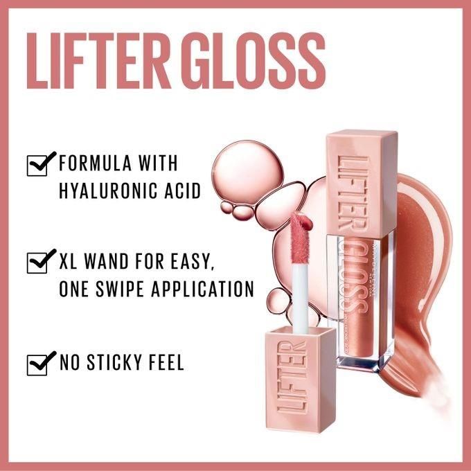 【Clearance deal】Maybelline Baddie Starter Kit(Maybelline Lasting Fix Setting Pray + Fit Me Primer Luminous & Smooth + Lifter Gloss Topaz)