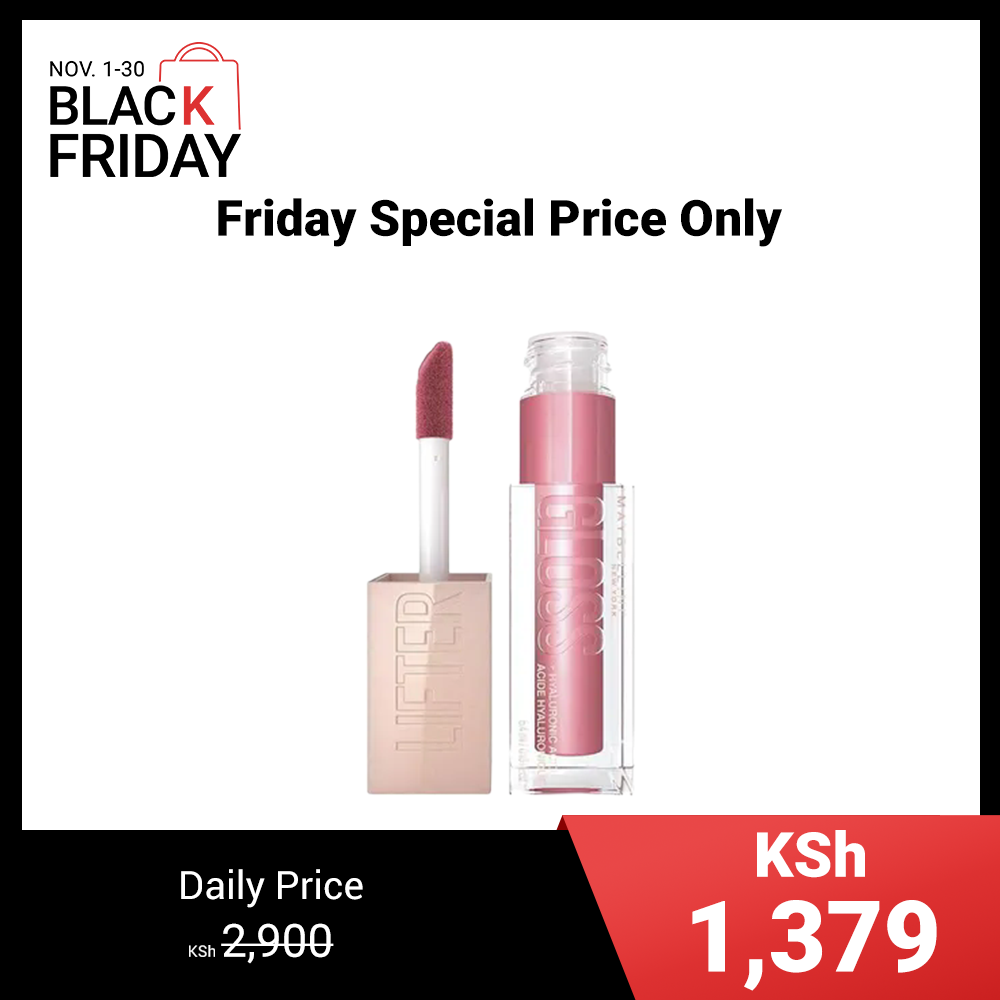 【Christmas Deal Only】Maybelline Lifter Gloss Hydrating Lip Gloss With Hyaluronic Acid, Silk