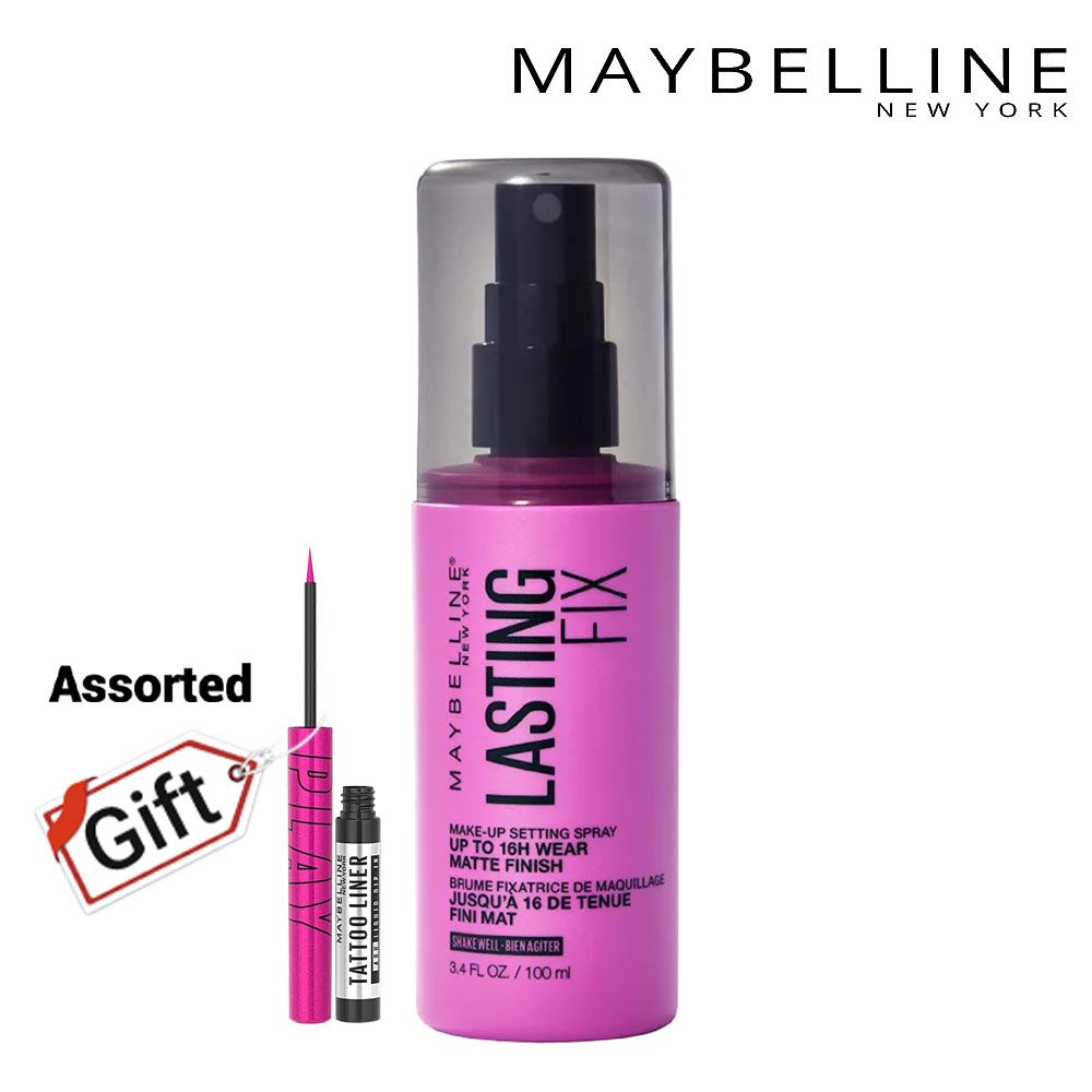 【Discounted】Maybelline  Lasting Fix Setting Spray  Makeup Matte Finish Long Lasting 16 hours  100ml Matte