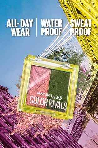 【New Product】Maybelline New York Color Rivals Eye Shadow Duo - Waterproof (Urban x Wild)