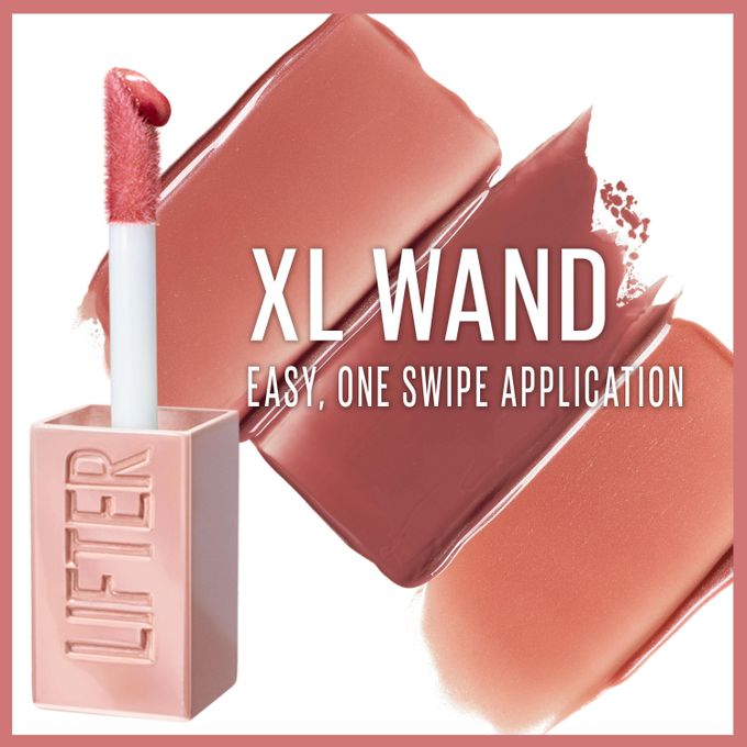 Maybelline Lifter Gloss Hydrating Lip Gloss With Hyaluronic Acid, Rust