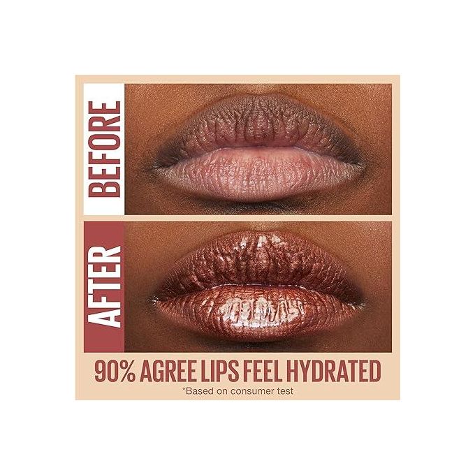 Maybelline Lifter Gloss Hydrating Lip Gloss With Hyaluronic Acid, Rust