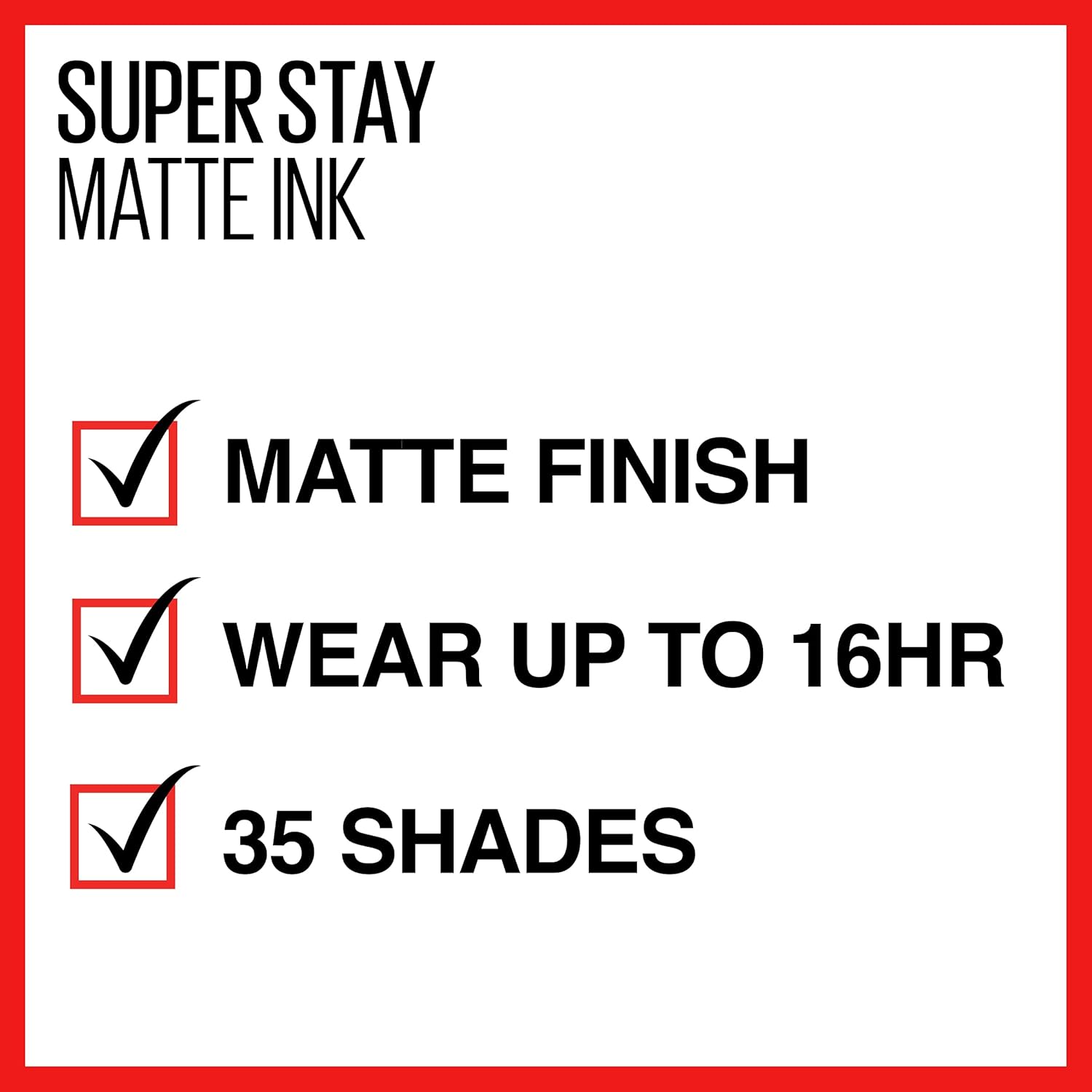 Maybelline Super Stay Matte Ink Liquid Lipstick Makeup 325 Shot Caller
