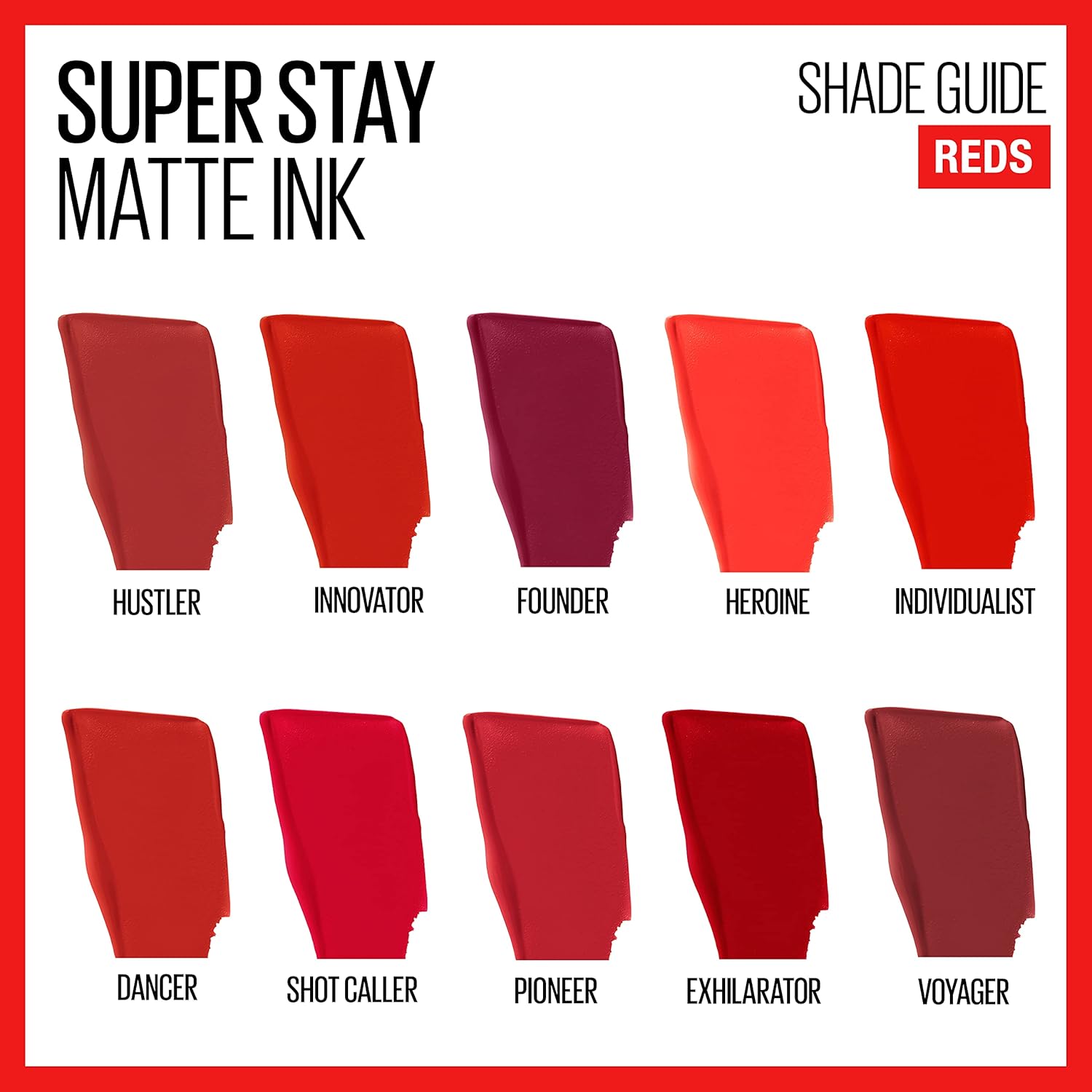 Maybelline Super Stay Matte Ink Liquid Lipstick Makeup, Long Lasting High Impact  340 Exhilarator