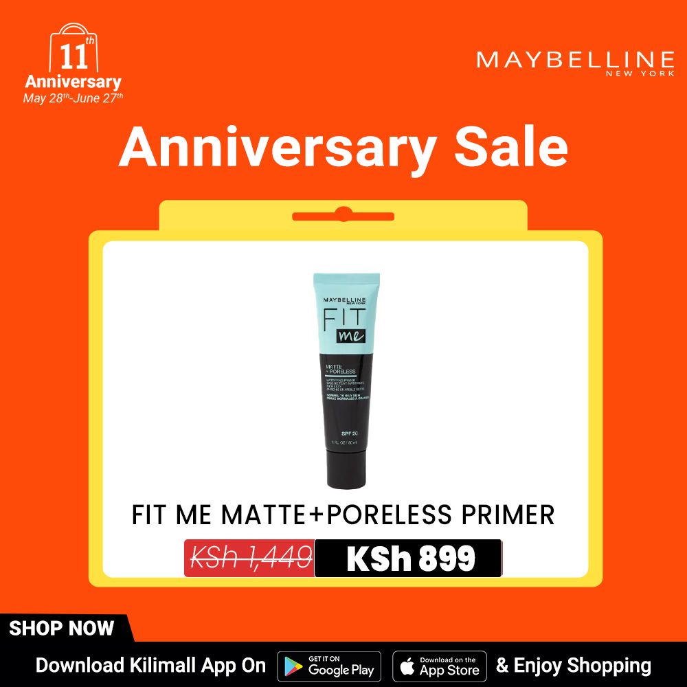 【Discounted】Maybelline Fit Me Matte + Poreless Mattifying Face Primer 30ml
