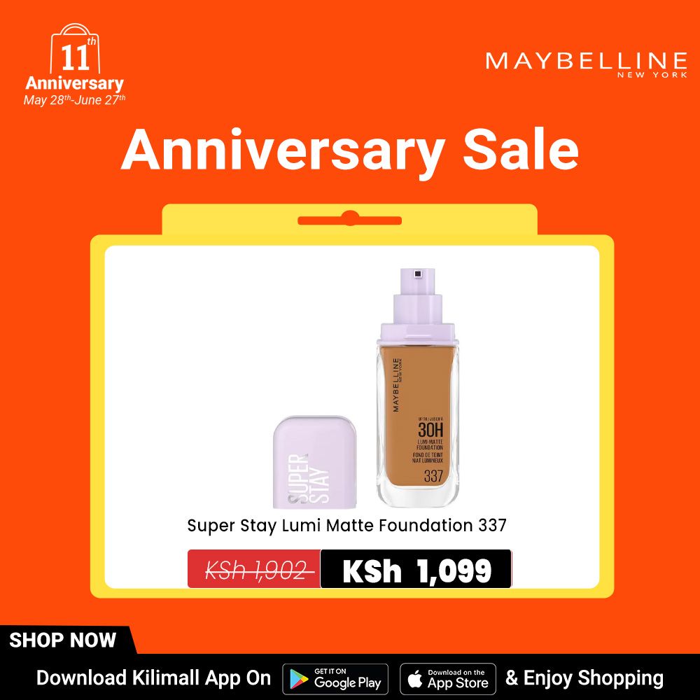 Maybelline Super Stay Lumi Matte Foundation 337