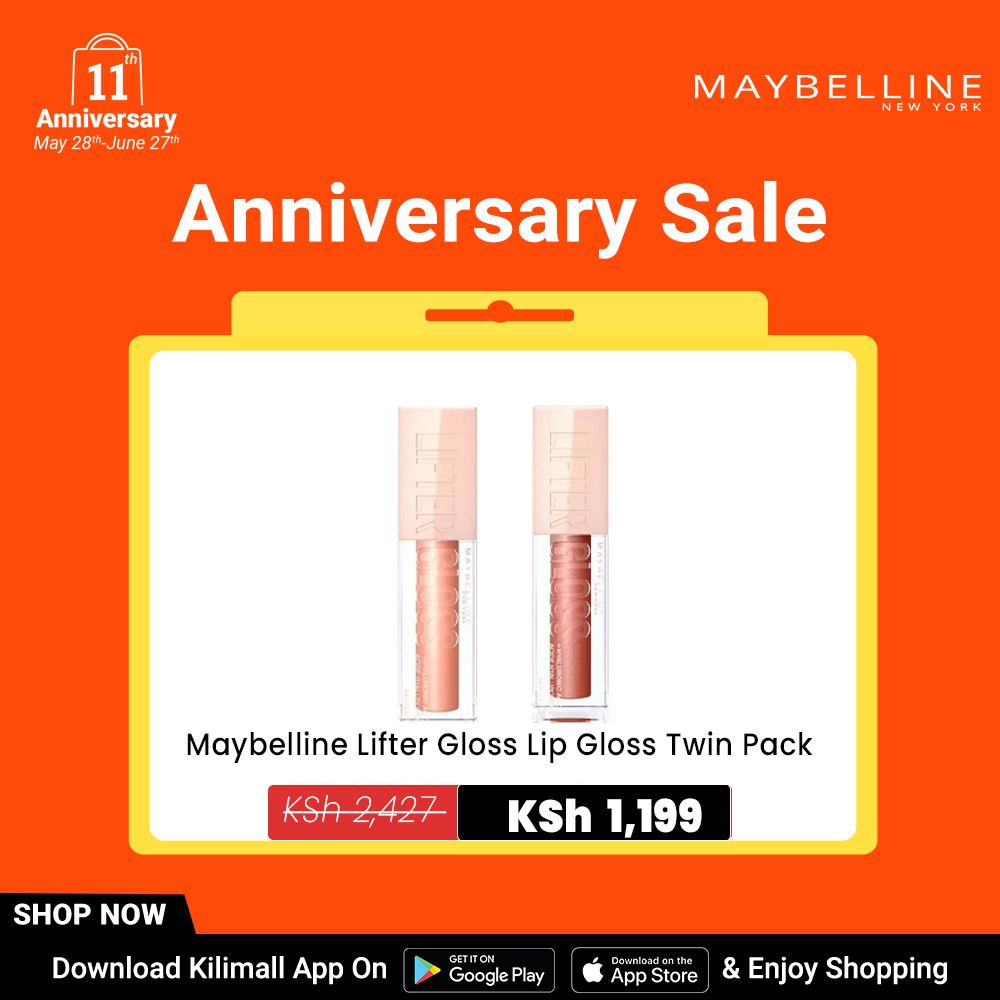 Maybelline New York Maybelline Lifter Gloss Lip Gloss Twin Pack - Topaz + Ice