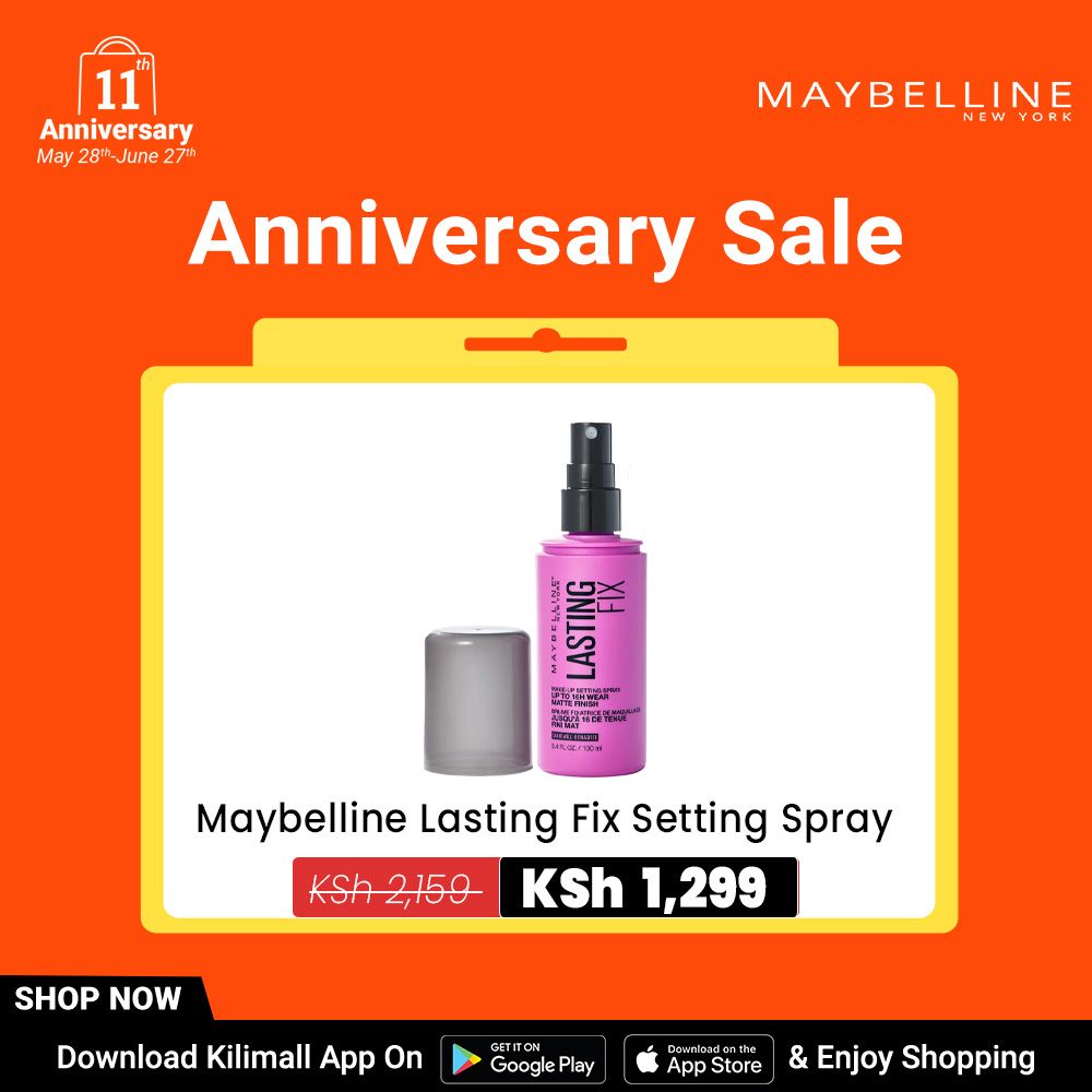 【Discounted】Maybelline  Lasting Fix Setting Spray  Makeup Matte Finish Long Lasting 16 hours  100ml