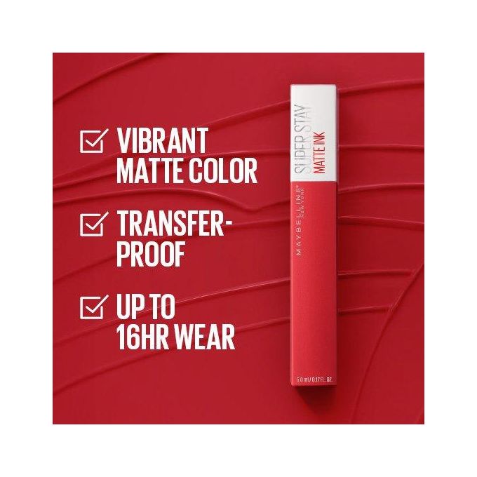 【Discounted】Maybelline New York Superstay Matte Ink Liquid Lipstick  20 Pioneer Lip Makeup