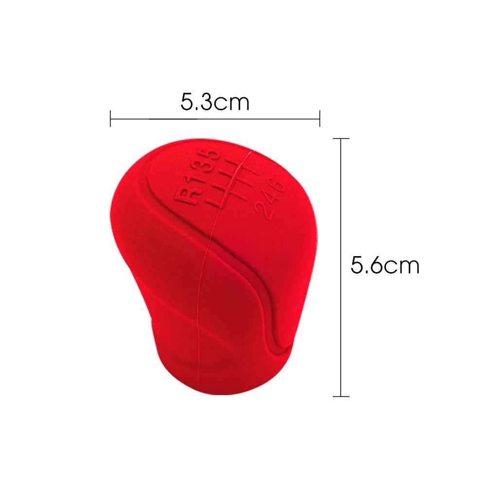 Universal Decoration Auto Accessories Silicone Case Gear Head Shift Collars Shift Grips Cover Shift Lever Silicone Cover