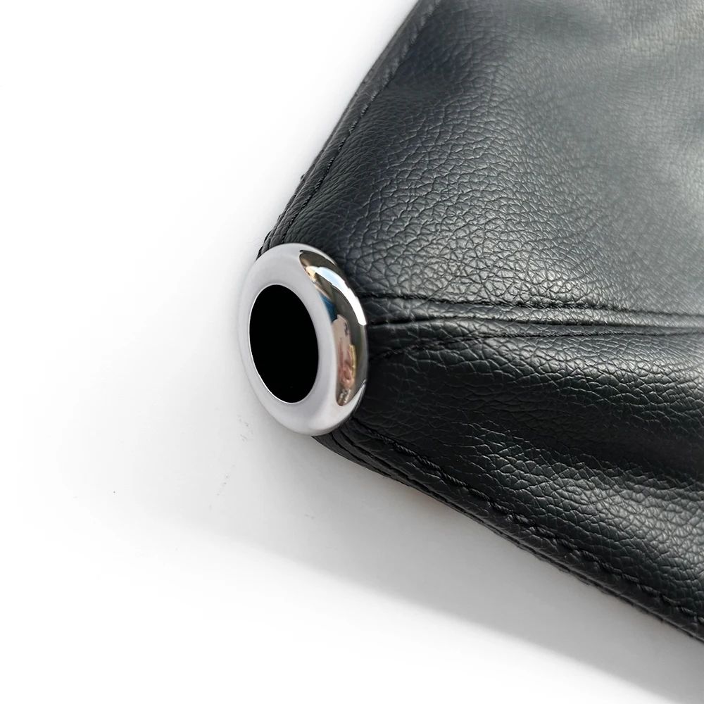 Universal PU Leather Car Gear Knob Shift Collars Car Truck Manual Stick Shifter Boot Cover Gaiter Black White Red Car Interior