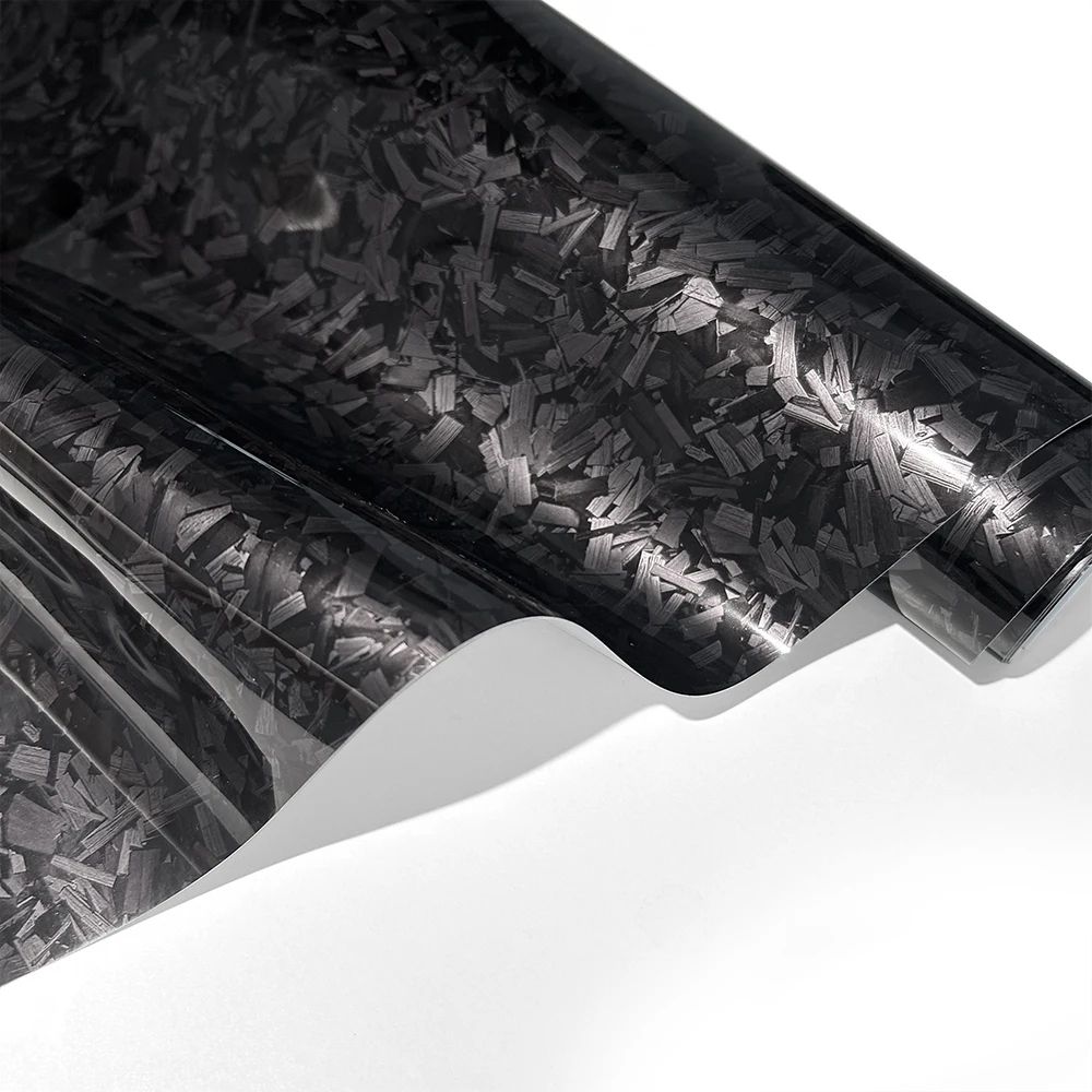 Carbon Fiber Vinyl Film Self Adhesive Auto Tuning Vinyl Wrap Glossy Black Red Car Body Film Cars Motorcycle Stickers Wrap Foil