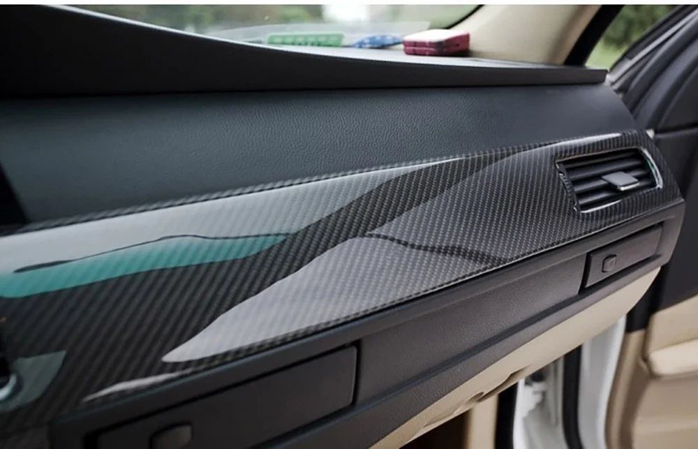 6D Carbon Fiber Vinyl Foil Film Ultra Gloss Waterproof Decoration Film Auto Wrap Sticker for Laptop Phone Case Motorcycle