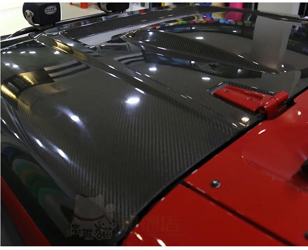 6D Carbon Fiber Vinyl Foil Film Ultra Gloss Waterproof Decoration Film Auto Wrap Sticker for Laptop Phone Case Motorcycle