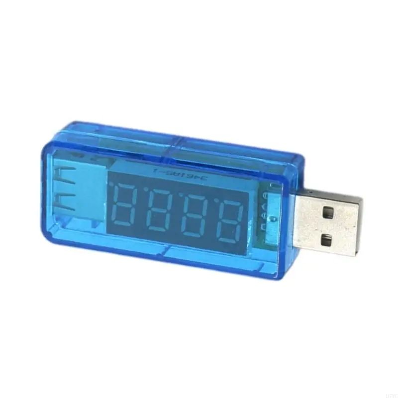Digital USB Mobile Power charging current voltage Tester Meter Mini USB charger doctor voltmeter ammeter Turn transparent