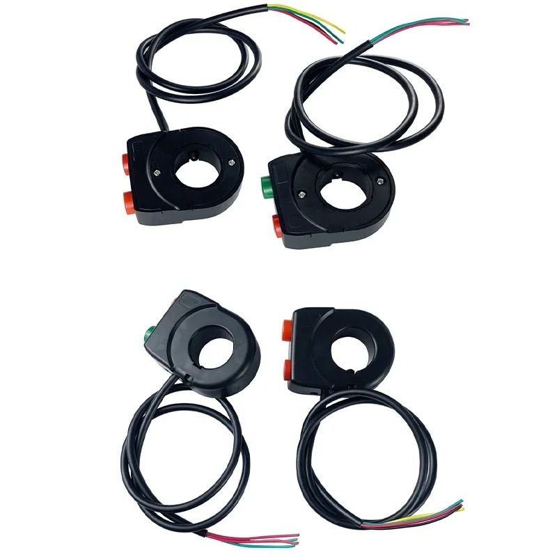 22mm Handlebar Horn and Headlight Combination Button Switch for Motorcycle ATV Scooter Electric Bicycle Universal Refit Parts