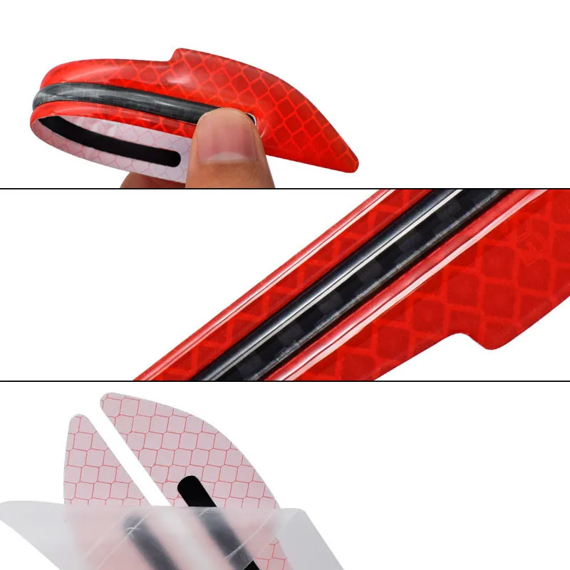 New Car rearview mirror warning sticker Car Door Handle Safety Warning Sticker Automobile Sticker Exterior Accessorie