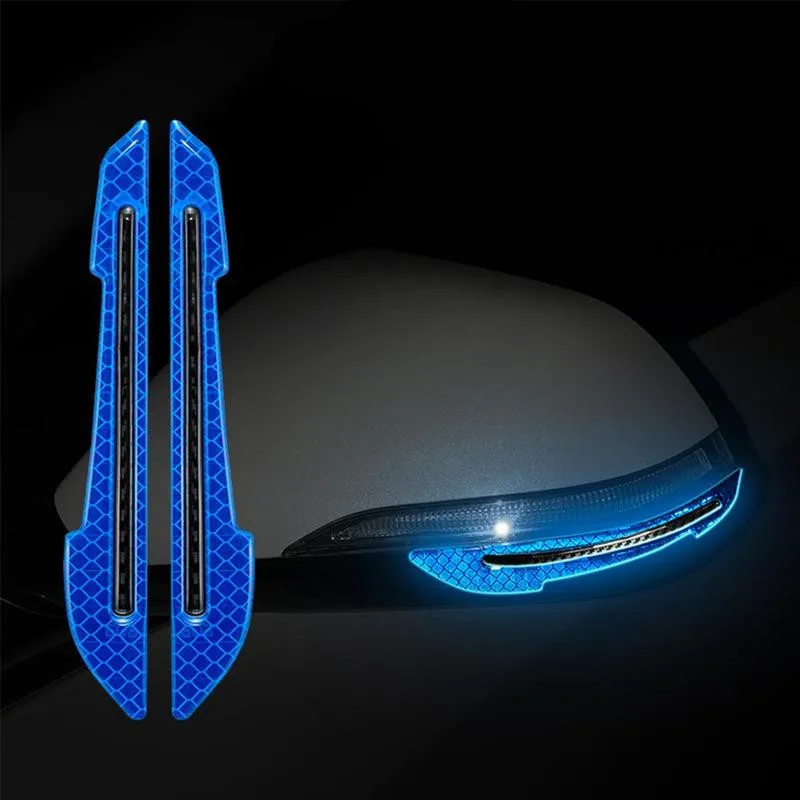 New Car rearview mirror warning sticker Car Door Handle Safety Warning Sticker Automobile Sticker Exterior Accessorie