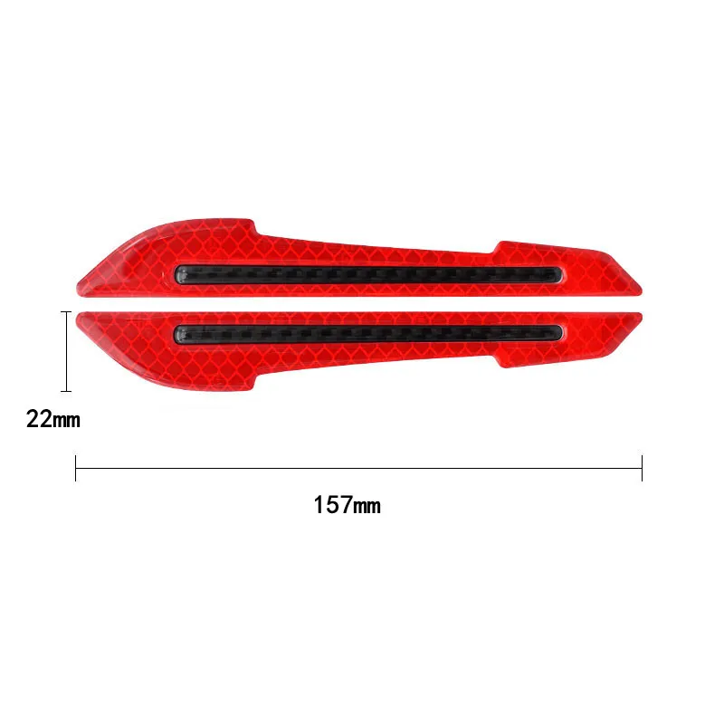New Car rearview mirror warning sticker Car Door Handle Safety Warning Sticker Automobile Sticker Exterior Accessorie