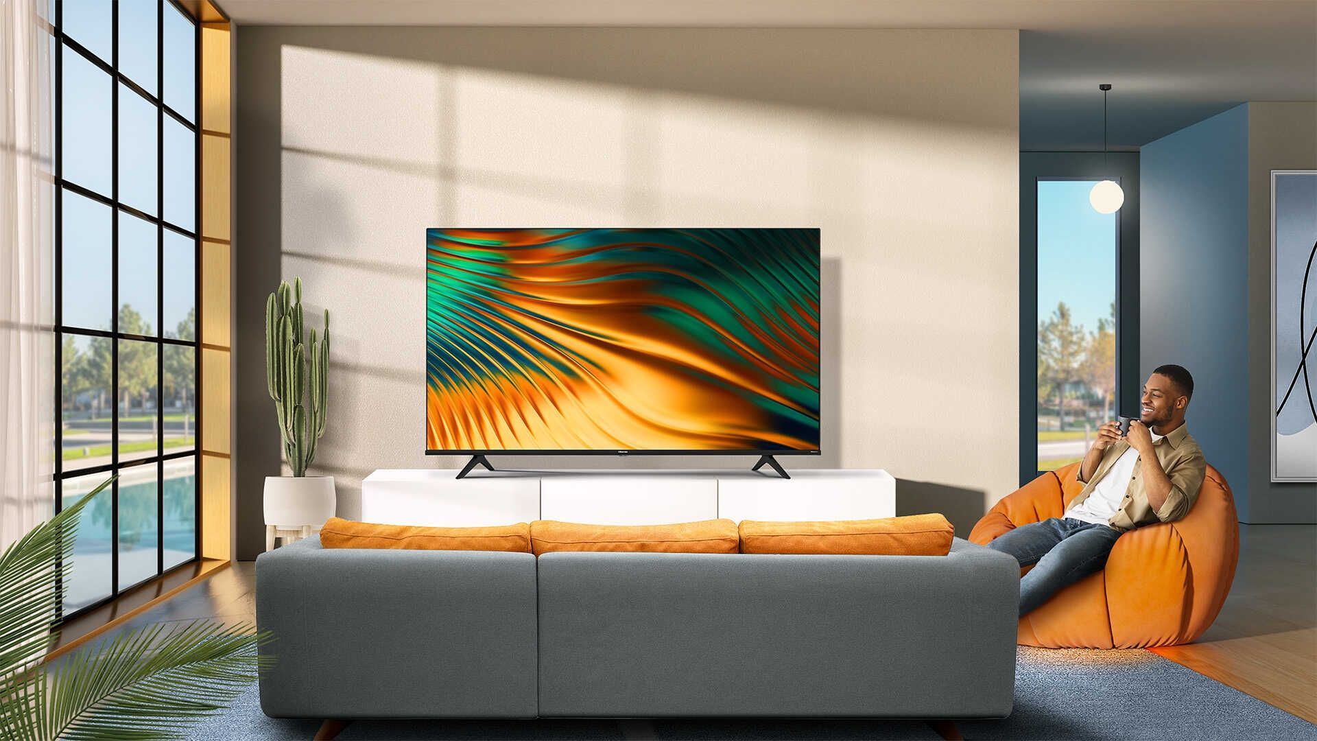 Hisense 55A6 ,55" Inch 4K UHD SMART FRAMELESS,BLUETOOTH TV-2025 MODEL+FREE WALL BRACKET+TV GUARD+24 MONTHS WARRANTY
