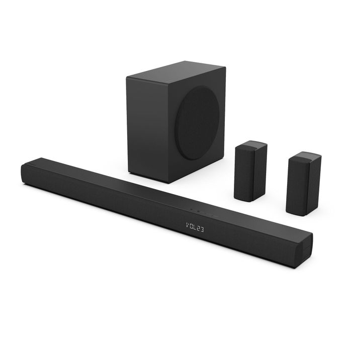 Hisense HS5100 5.1CH Surround Soundbar System, Wireless Subwoofer, Dolby Audio, Bluetooth, HDMI, Optical Input+FREE GIFTS