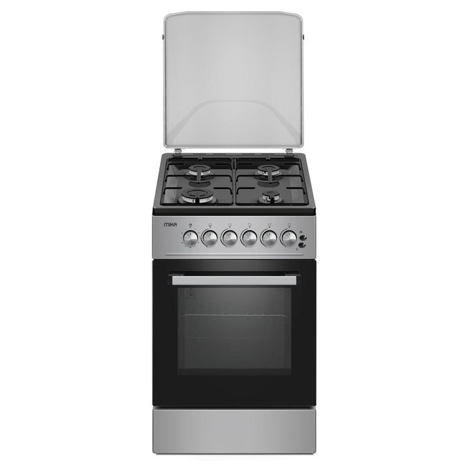 Mika All 4 Gas, 50cm * 60cm, Button Ignition Standing Cooker-MST5060U11ESL with ELECTRIC OVEN