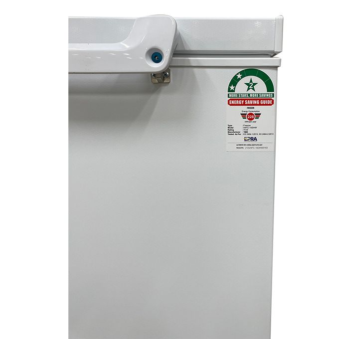 VON VAFC10DHW Chest Freezer, 98L - White (1YR WRTY)