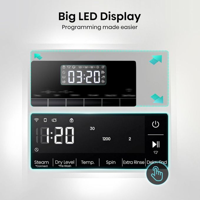 Hisense 8KG Wash & 5kg Dry Front Load Washing Machine + Free Gifts